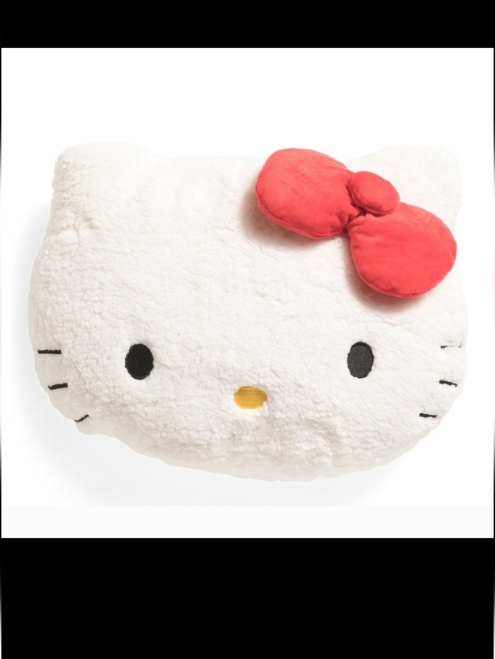 Sanrio Hello Kitty Plush Large Pillow 16.5" x 14.5" New In Package